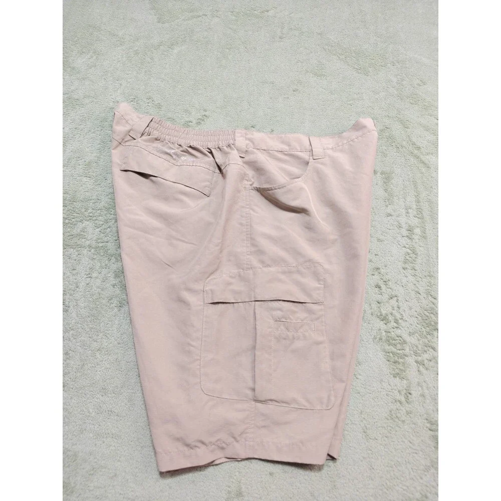 Field & Stream Shorts Mens 2XL Khaki Quick Dry Ripstop Cargo Fishing Utility